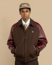 La Veste Teddy Laine Et Cuir