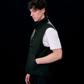 Black Edition High Neck Gilet