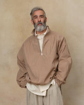 Half Zip Raglan Parka, Russet