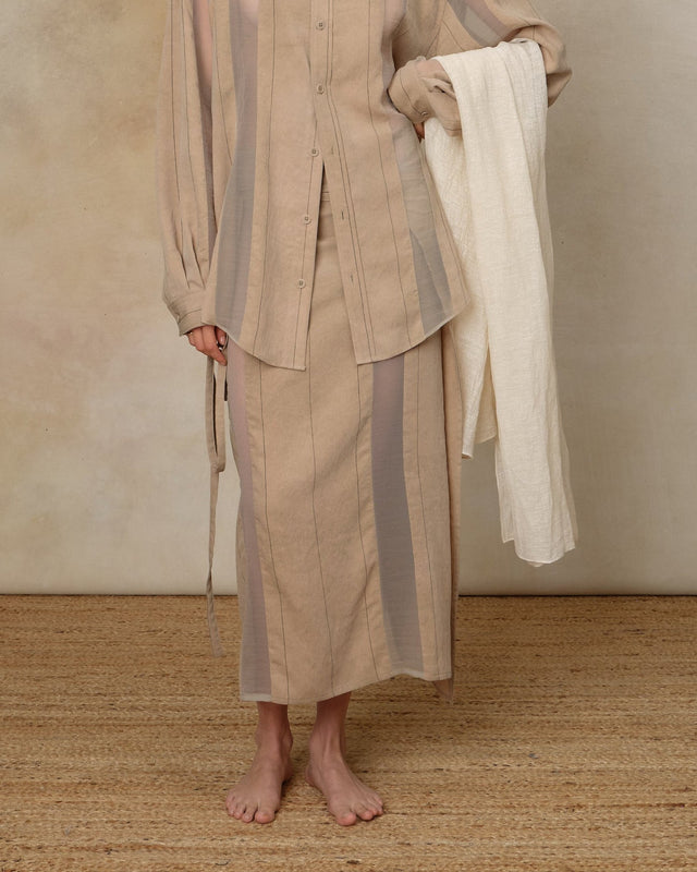 Scarf, Natural Mesh