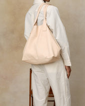 Leather Tote, Pale Ale