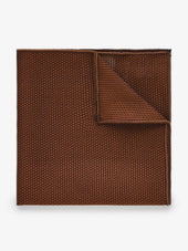 Dark Orange Grenadine Pocket Square