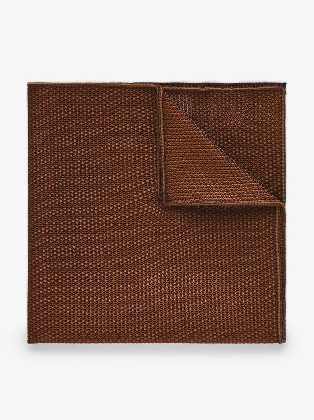 Dark Orange Grenadine Pocket Square