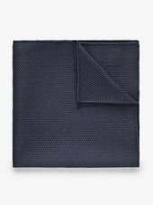 Dark Blue Grenadine Pocket Square
