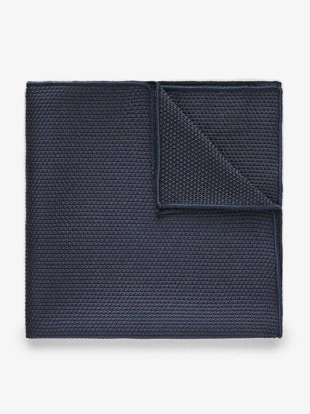 Dark Blue Grenadine Pocket Square