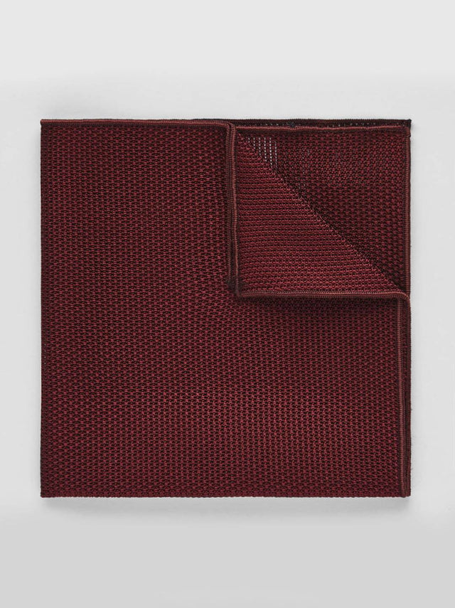 Burgundy Grenadine Pocket Square