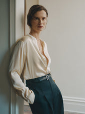 Sea Shell Silk Chateau Shirt