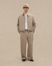 Pantalon Large Carreaux