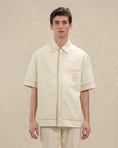 Chemise Broderie D Miroir Coton