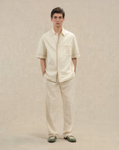 Chemise Broderie D Miroir Coton