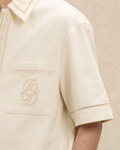 Chemise Broderie D Miroir Coton