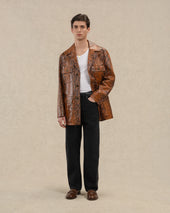 Veste Cuir Python
