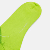 Lime Check Mid Length Socks