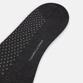 Grey Motif Long Socks