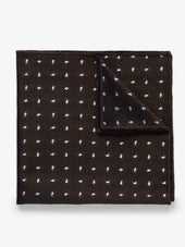 Brown Grenadine Pocket Square