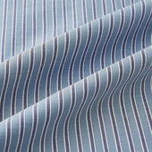 Grey Ticking Stripe Mayfair Shirt