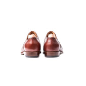 Half Brogue Derby In Mid Scotch Grain Leather
