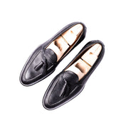 Tassel Loafer With Hand Stitched Apron No Split Toe