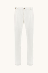 Linen Chino Pants With Drawstring