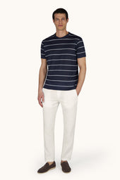 Linen Chino Pants With Drawstring