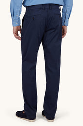 Silk And Stretch Cotton Chino Pants