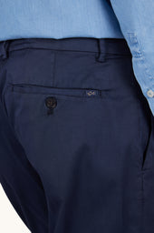 Silk And Stretch Cotton Chino Pants