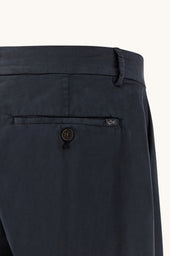 Silk And Stretch Cotton Chino Pants