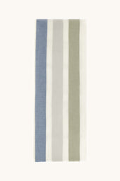Cotton Scarf With Striped Pattern