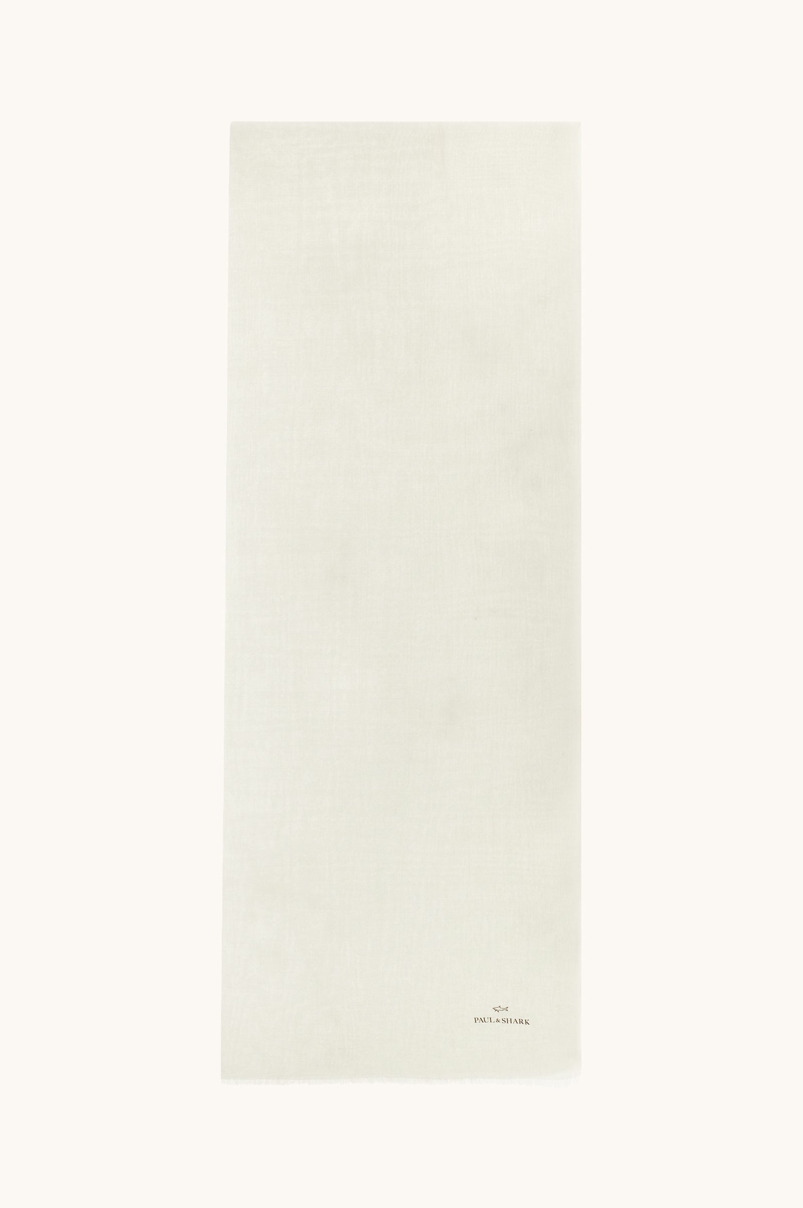 Cotton Scarf With Striped Pattern