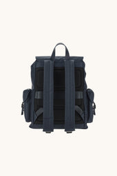 Milano Nylon Backpack With Leather Trims
