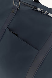 Milano Nylon Duffel Bag With Leather Trims