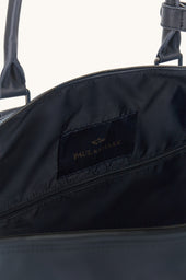 Milano Nylon Duffel Bag With Leather Trims