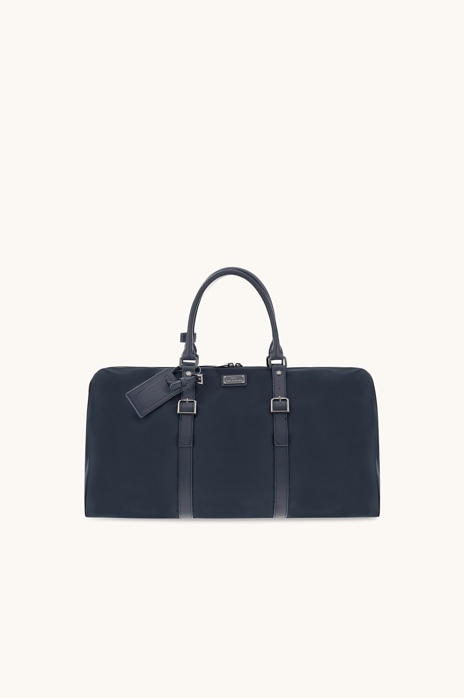 Milano Nylon Duffel Bag With Leather Trims