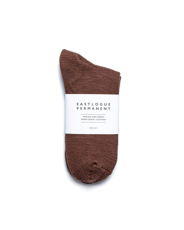 CREW LENGTH SOCKS / L.BROWN