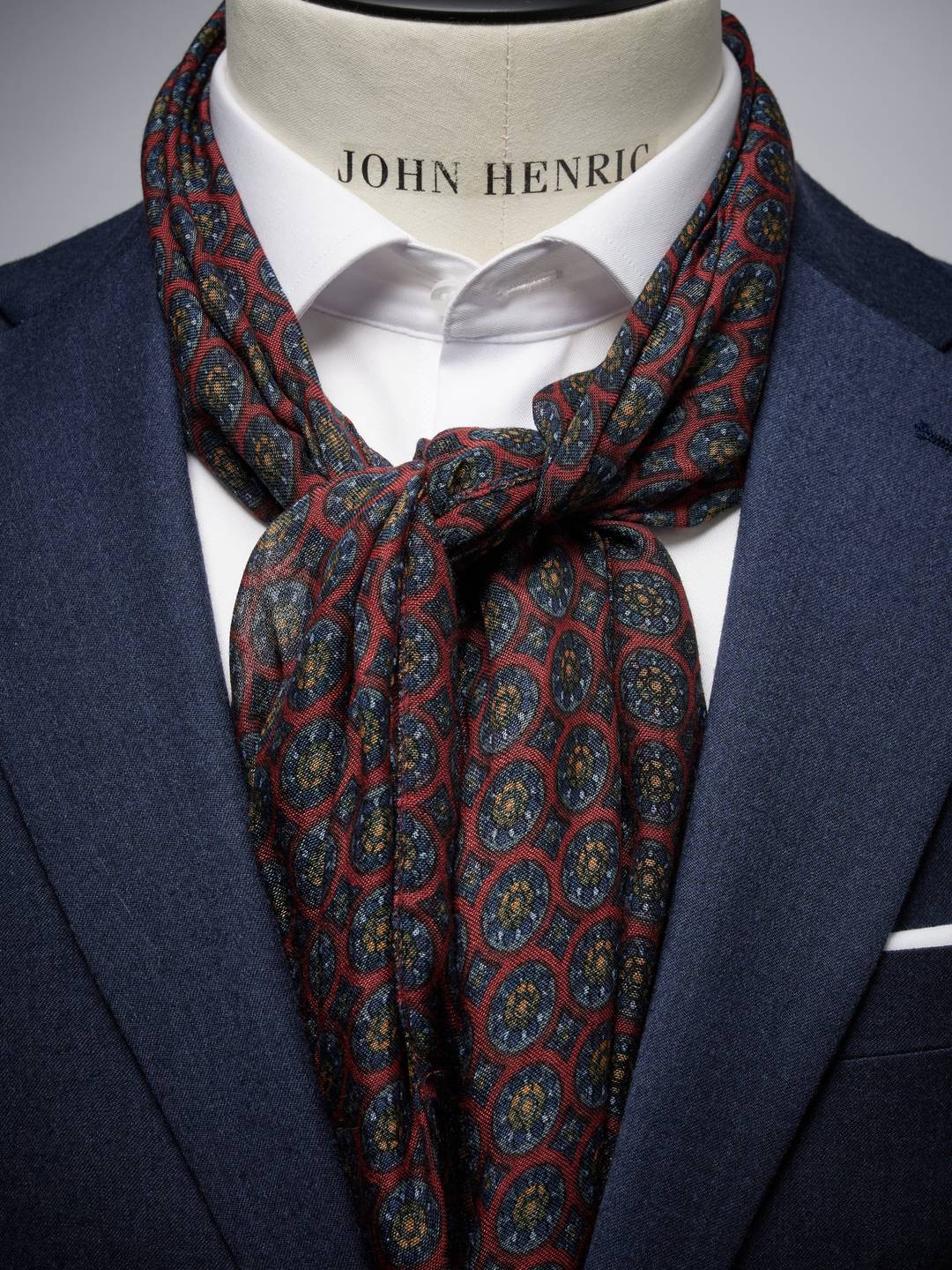 Burgundy Modal Scarf