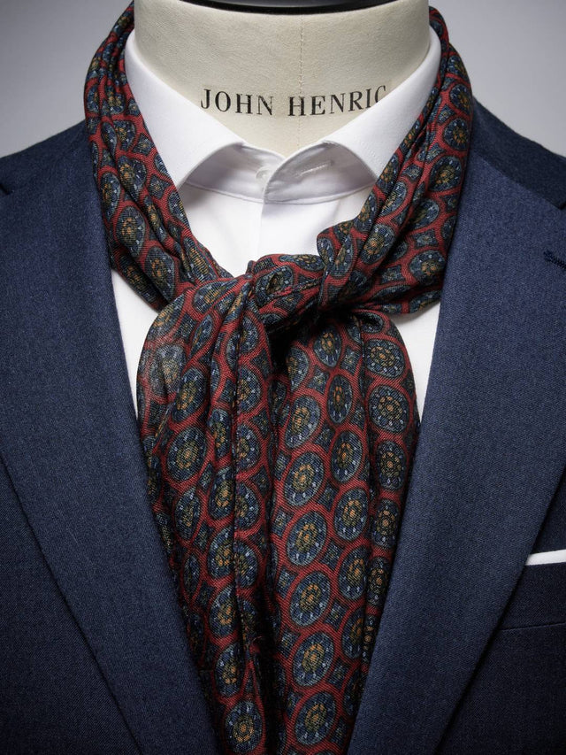 Burgundy Modal Scarf