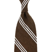 Triple Stripe Shantung Bespoke Tie