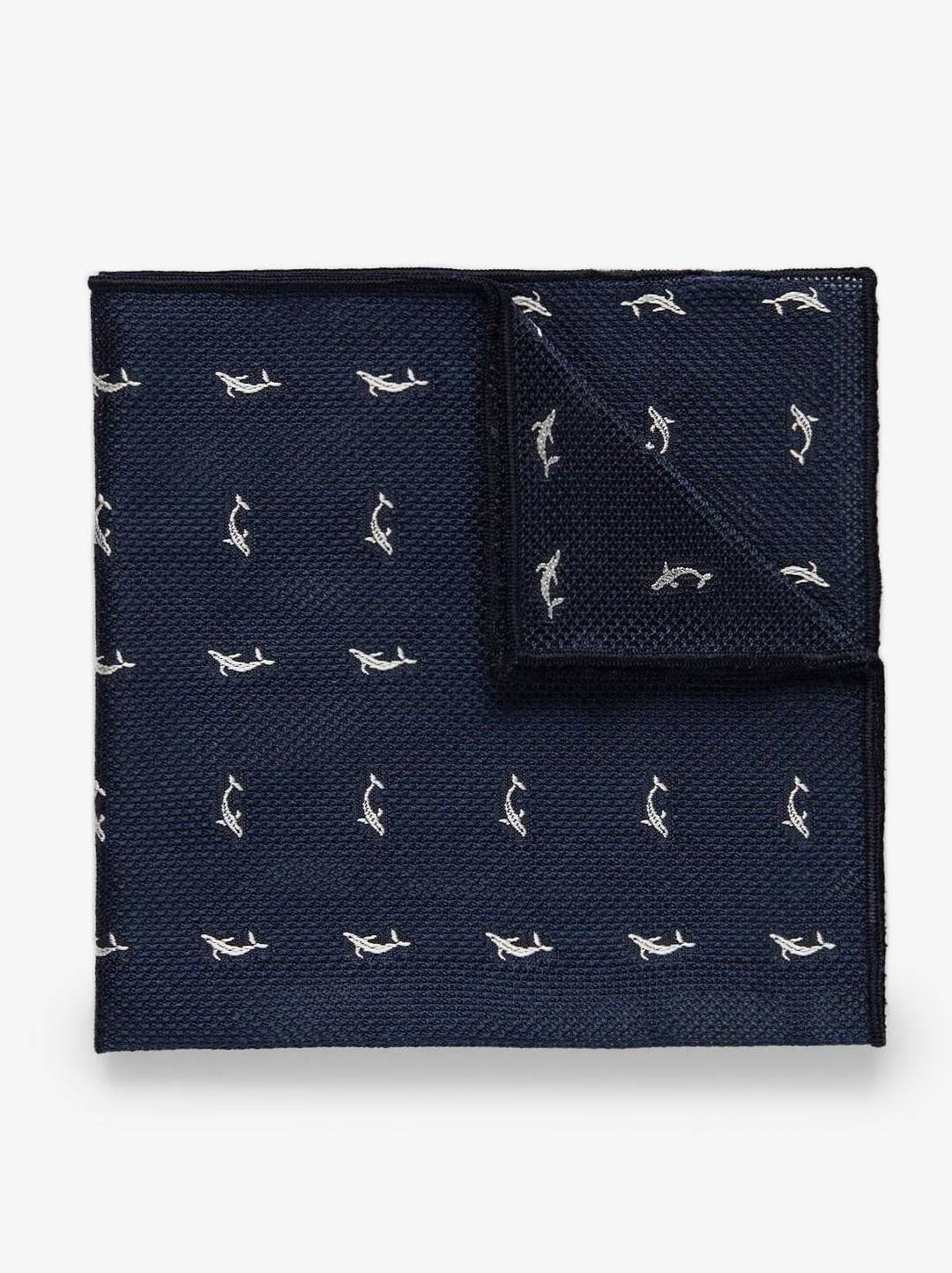 Blue Grenadine Handkerchief