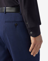 Pants 1 Pince Navy In Lana