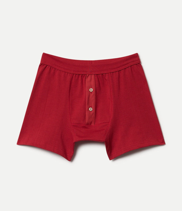 255 Loopwheeled Midweight Button Fly Boxer