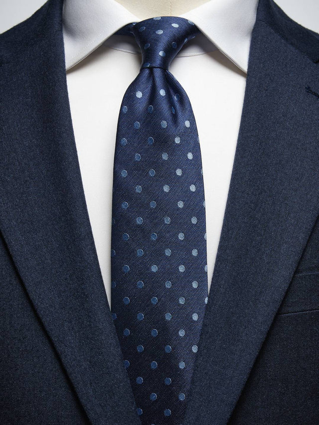 Blue & Light Blue Tie Dot