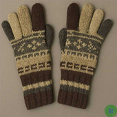25a Fairisle Gloves 100 Rennies Shetland
