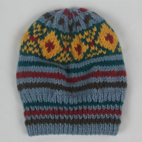 Fairisle Hat - 100% Aran