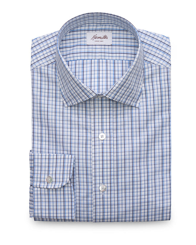 Higgins Check Navy