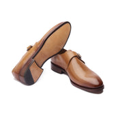 Sylvain Single Monk Strap Natural Hand Welted Classics Collection