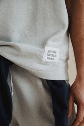 Short Sleeve Organic Terry Boxy Crew