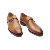 Sylvain Single Monk Strap Natural Hand Welted Classics Collection
