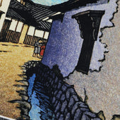 Ukiyo E Silk Pocket Square Koinobori 40x40cm