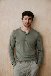 Long Sleeve Supima Jersey Henley