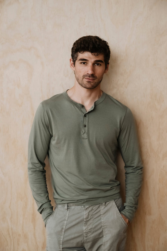 Long Sleeve Supima Jersey Henley